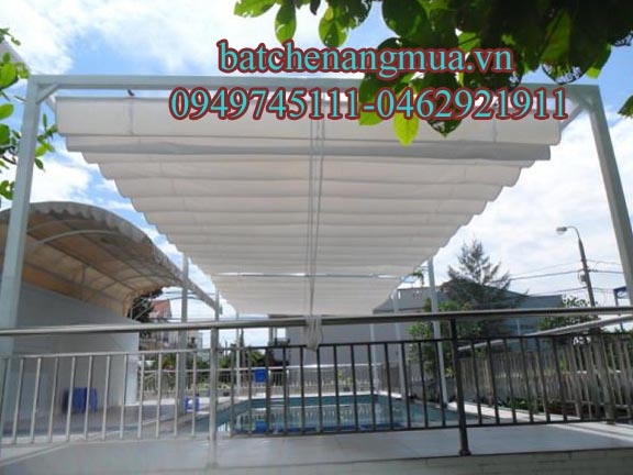 Mái bạt xếp di động