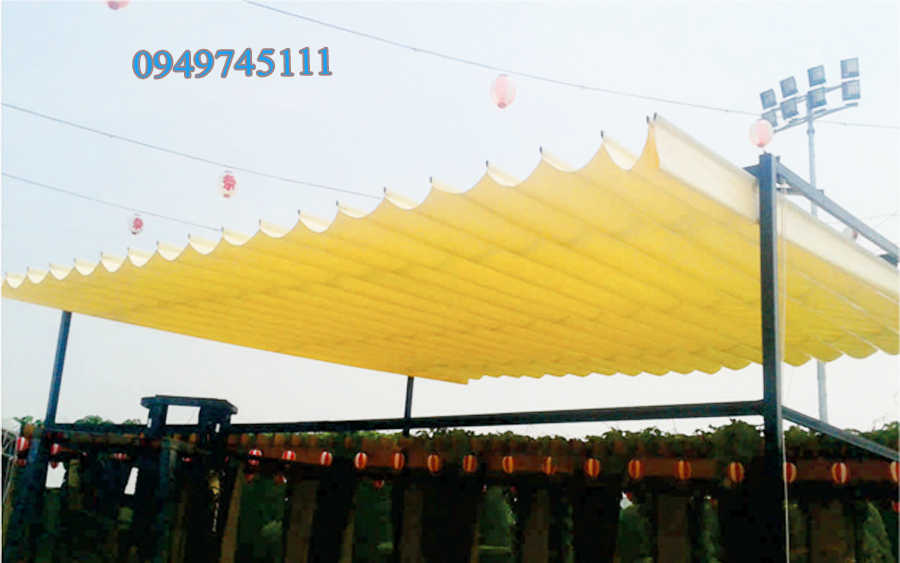 Mái xếp di động giá rẻ tại Hà Nội