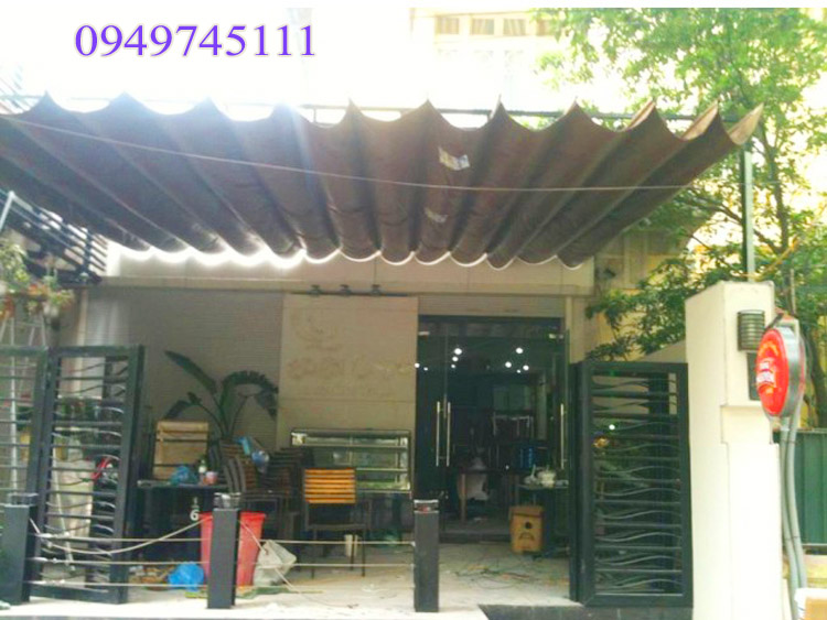 Lắp đặt mái xếp di động tại Hà Nội