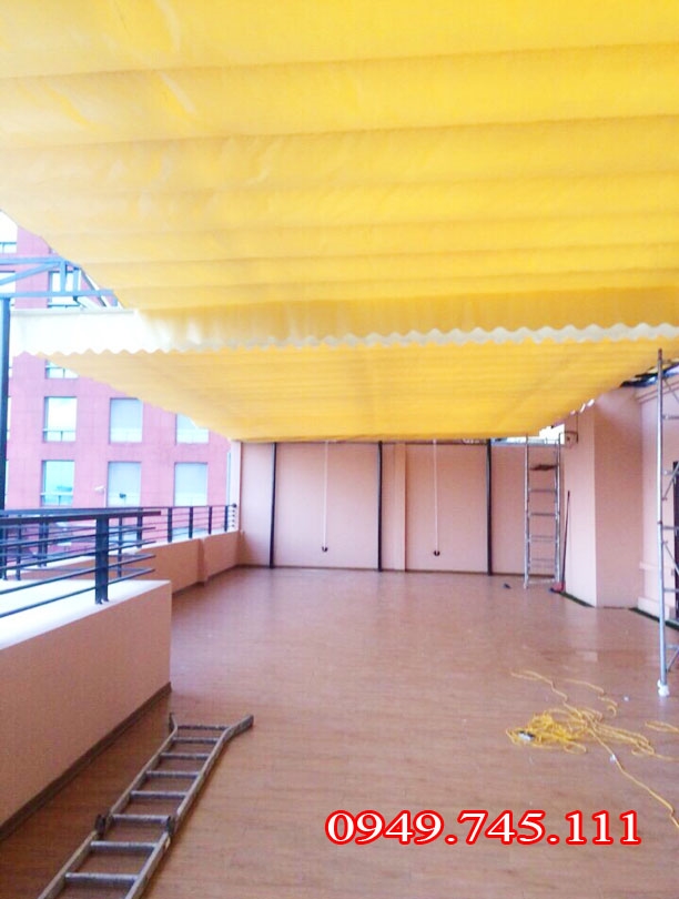 Vì sao nên sử dụng bạt mái xếp?