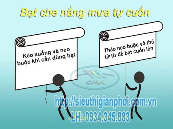 bạt che nắng mưa