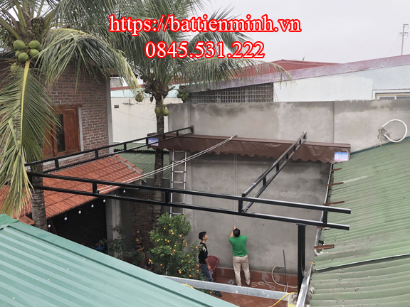 Cấu tạo mái bạt kéo lượn sóng như thế nào