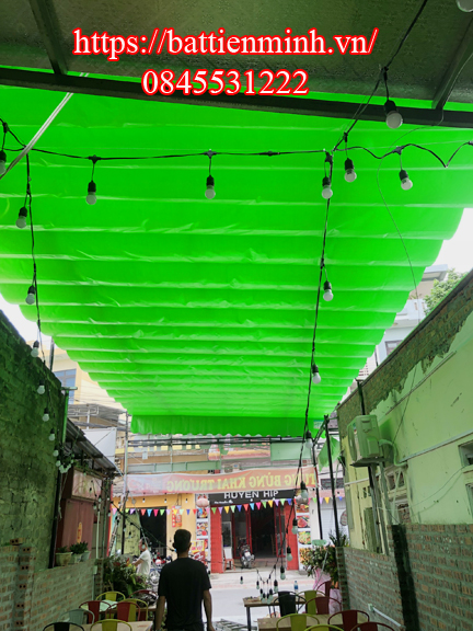 Mái bạt kéo lượn sóng nên lắp ở đâu