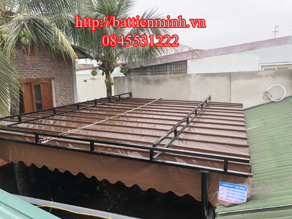 Sử dụng mái bạt kéo lượn sóng cần chú ý những gì