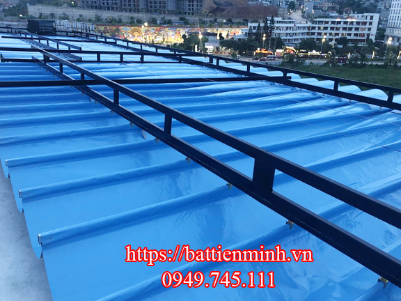 Bạt mái xếp trường mầm non đem lại lợi ích gì?