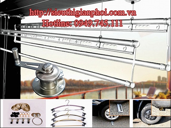 Lắp giàn phơi thông minh tại Uông Bí