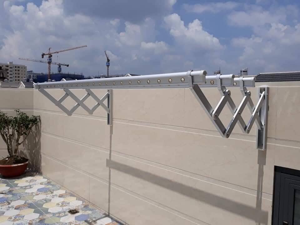 Lắp giàn phơi thông minh tiết kiệm diện tích phù hợp cho không gian chật hẹp